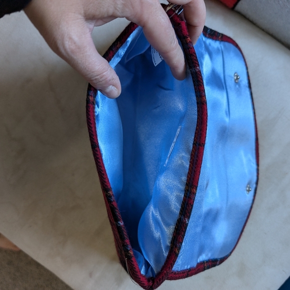 Roxy - Punk Red Plaid Clutch - New - Picture 2 of 2